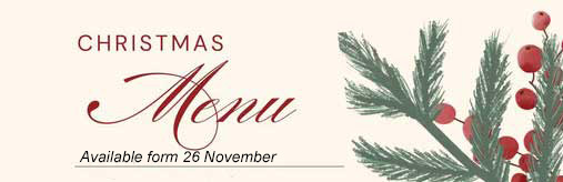 3Gs Christmas Menu 2025