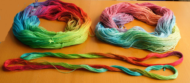 Rainbow Dyeing
